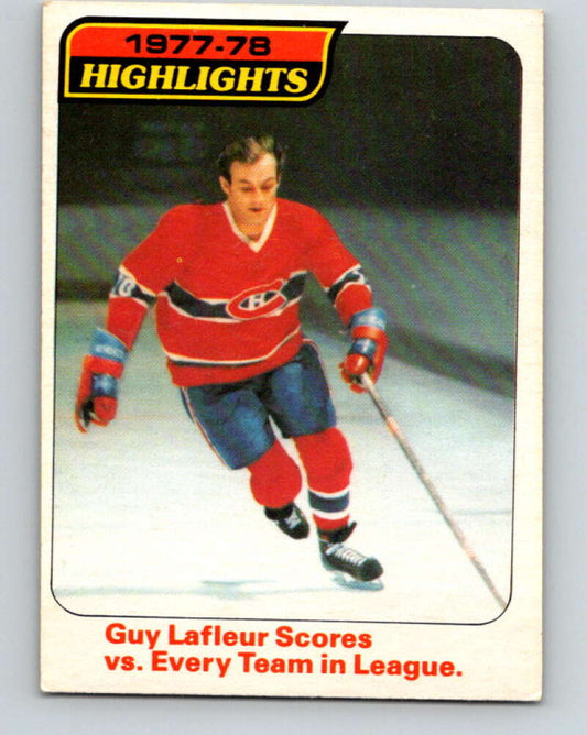 1978-79 O-Pee-Chee #3 Guy Lafleur  Montreal Canadiens  V20809