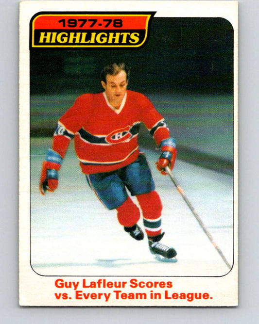 1978-79 O-Pee-Chee #3 Guy Lafleur  Montreal Canadiens  V20811