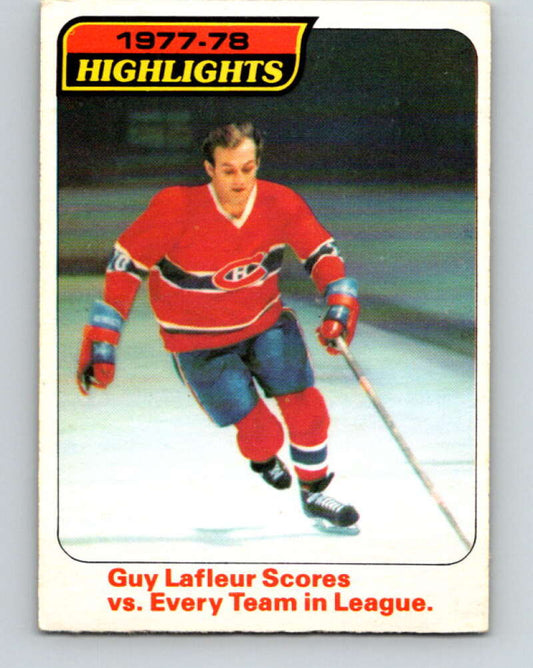 1978-79 O-Pee-Chee #3 Guy Lafleur  Montreal Canadiens  V20812