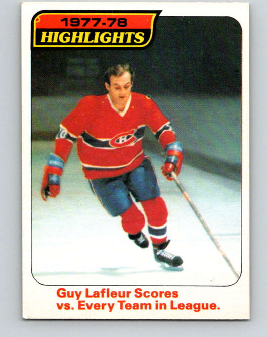 1978-79 O-Pee-Chee #3 Guy Lafleur  Montreal Canadiens  V20815
