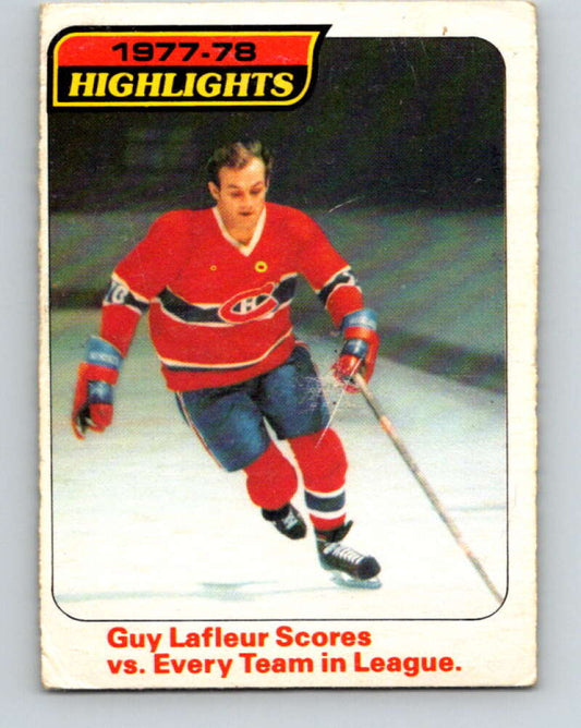 1978-79 O-Pee-Chee #3 Guy Lafleur  Montreal Canadiens  V20816