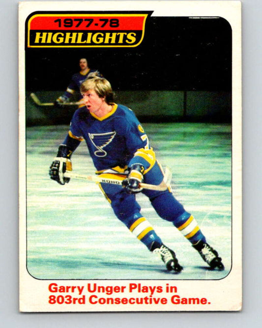 1978-79 O-Pee-Chee #5 Garry Unger  St. Louis Blues  V20839
