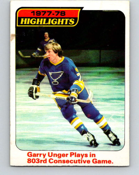 1978-79 O-Pee-Chee #5 Garry Unger  St. Louis Blues  V20841