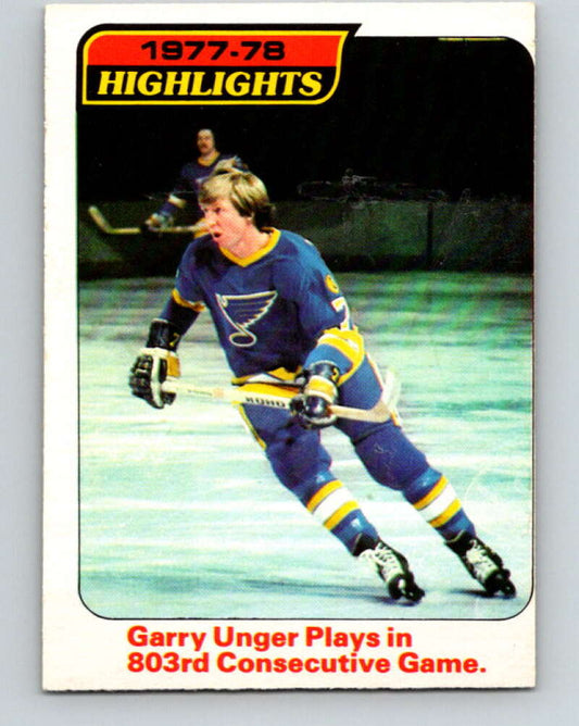 1978-79 O-Pee-Chee #5 Garry Unger  St. Louis Blues  V20842