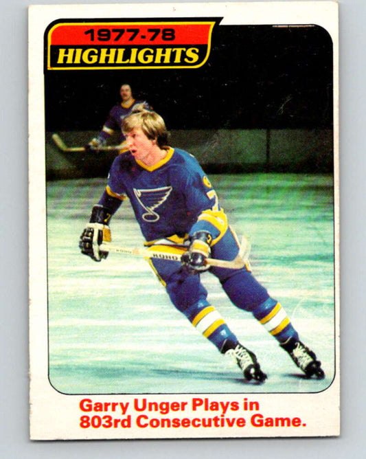 1978-79 O-Pee-Chee #5 Garry Unger  St. Louis Blues  V20843