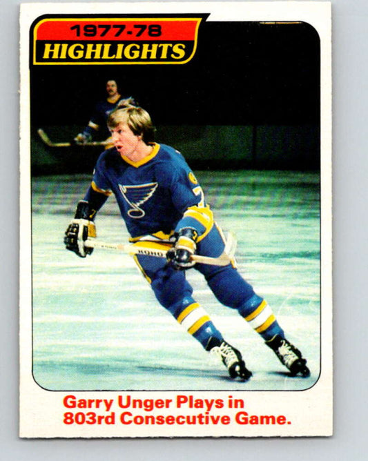 1978-79 O-Pee-Chee #5 Garry Unger  St. Louis Blues  V20844