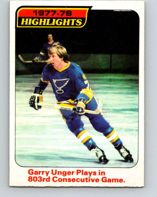 1978-79 O-Pee-Chee #5 Garry Unger  St. Louis Blues  V20845