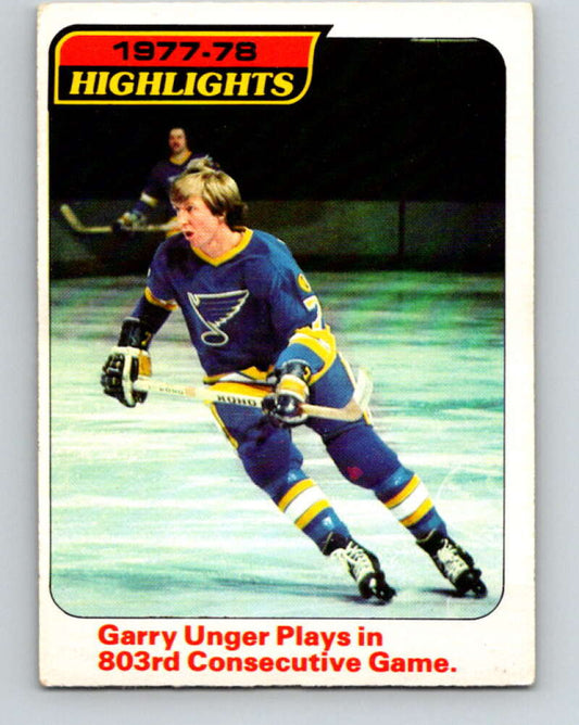 1978-79 O-Pee-Chee #5 Garry Unger  St. Louis Blues  V20846