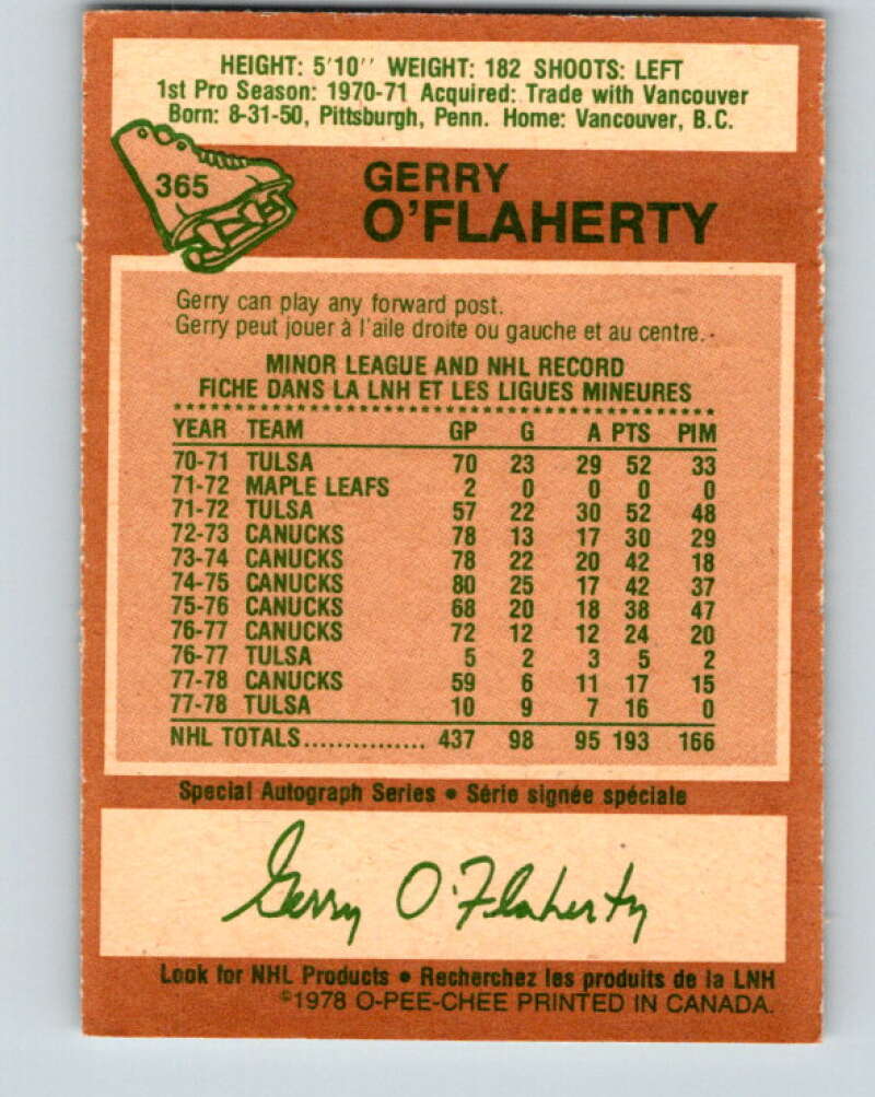 1978-79 O-Pee-Chee #366 John Baby RC Rookie North Stars V26093