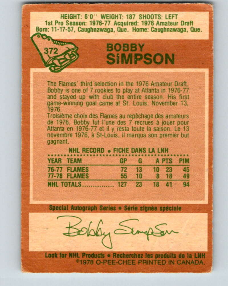 1978-79 O-Pee-Chee #373 Doug Grant St. Louis Blues V26191