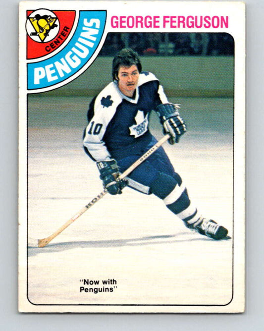 1978-79 O-Pee-Chee #395 George Ferguson Penguins  V26526