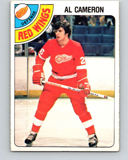 1978-79 O-Pee-Chee #396 Al Cameron  Detroit Red Wings  V26538