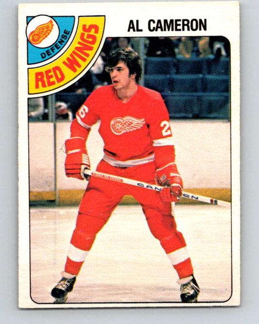 1978-79 O-Pee-Chee #396 Al Cameron  Detroit Red Wings  V26548