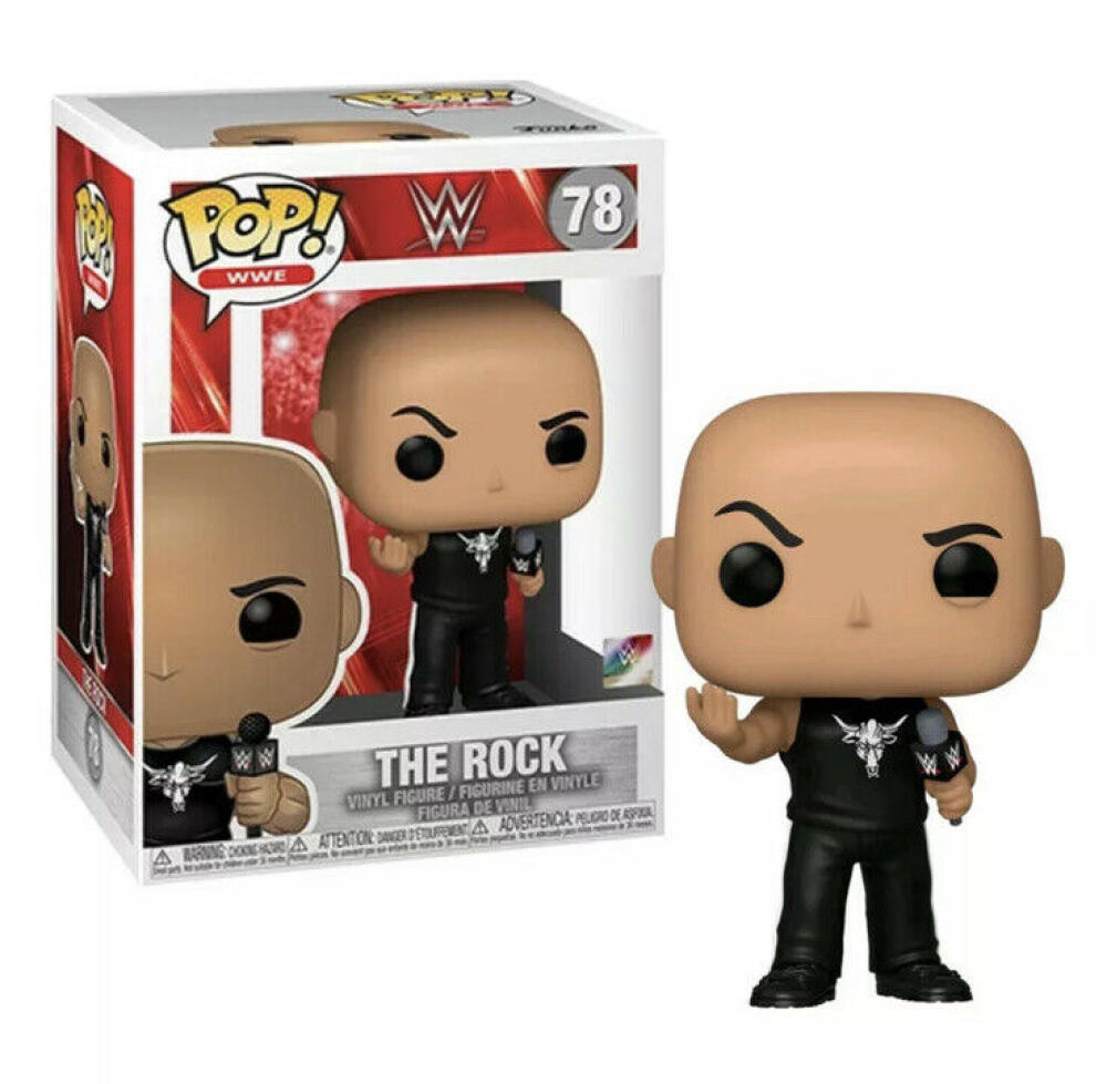 Funko Pop - 78 WWE Wrestling - The Rock Vinyl Figure Image 1