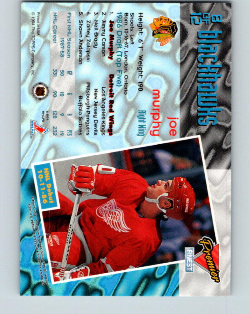 1993-94 OPC Premier Finest #8 Joe Murphy MINT V26669