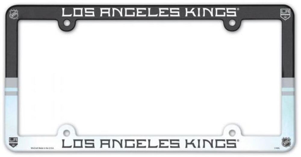 Los Angeles Kings Plastic License Plate Frame - Standard 6"x12"