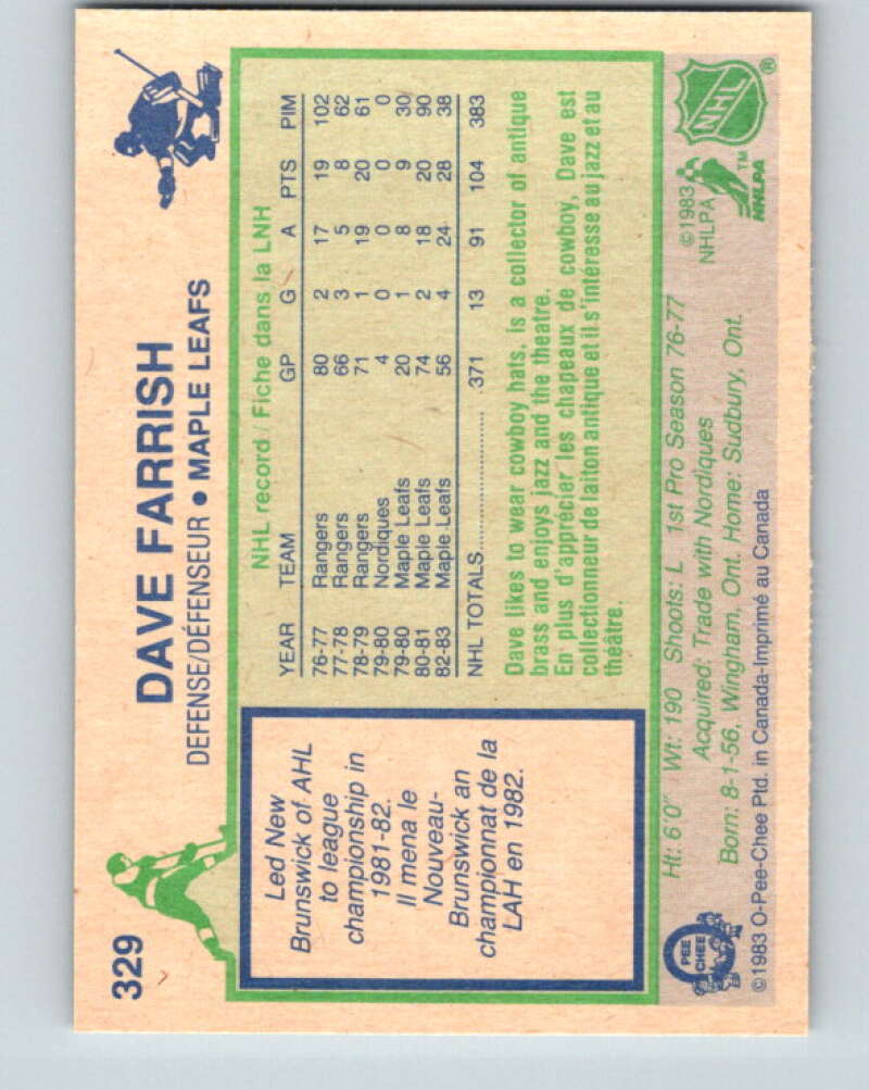 1983-84 O-Pee-Chee #229 Garry Howatt New Jersey Devils V27461