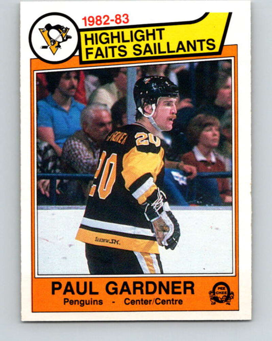 1983-84 O-Pee-Chee #275 Paul Gardner HL  Pittsburgh Penguins  V27632