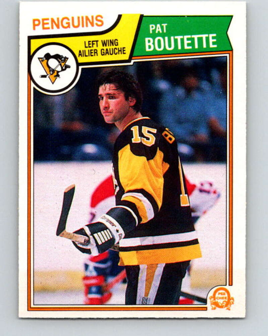 1983-84 O-Pee-Chee #276 Pat Boutette  Pittsburgh Penguins  V27634