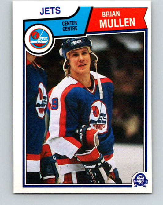 1983-84 O-Pee-Chee #389 Brian Mullen  RC Rookie Winnipeg Jets  V28034