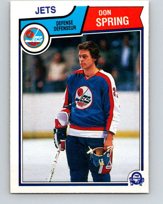 1983-84 O-Pee-Chee #392 Don Spring  Winnipeg Jets  V28046