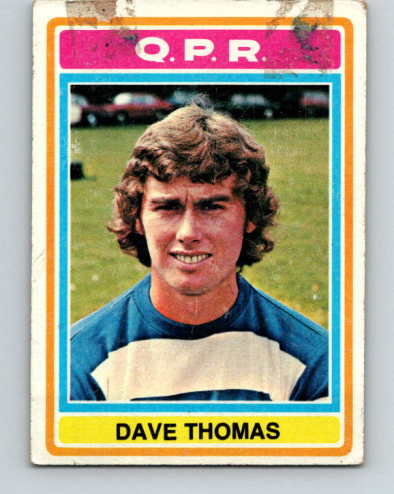 1976-77 Topps England Soccer Football #53 Dave Thomas V28101