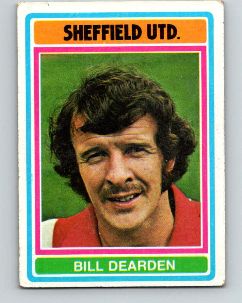 1976-77 Topps England Soccer Football #72 Bill Dearden V28112