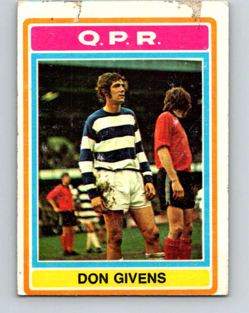 1976-77 Topps England Soccer Football #89 Don Givens V28121