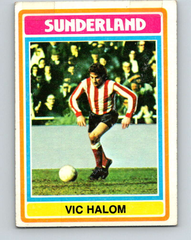 1976-77 Topps England Soccer Football #124 Vic Halom V28143