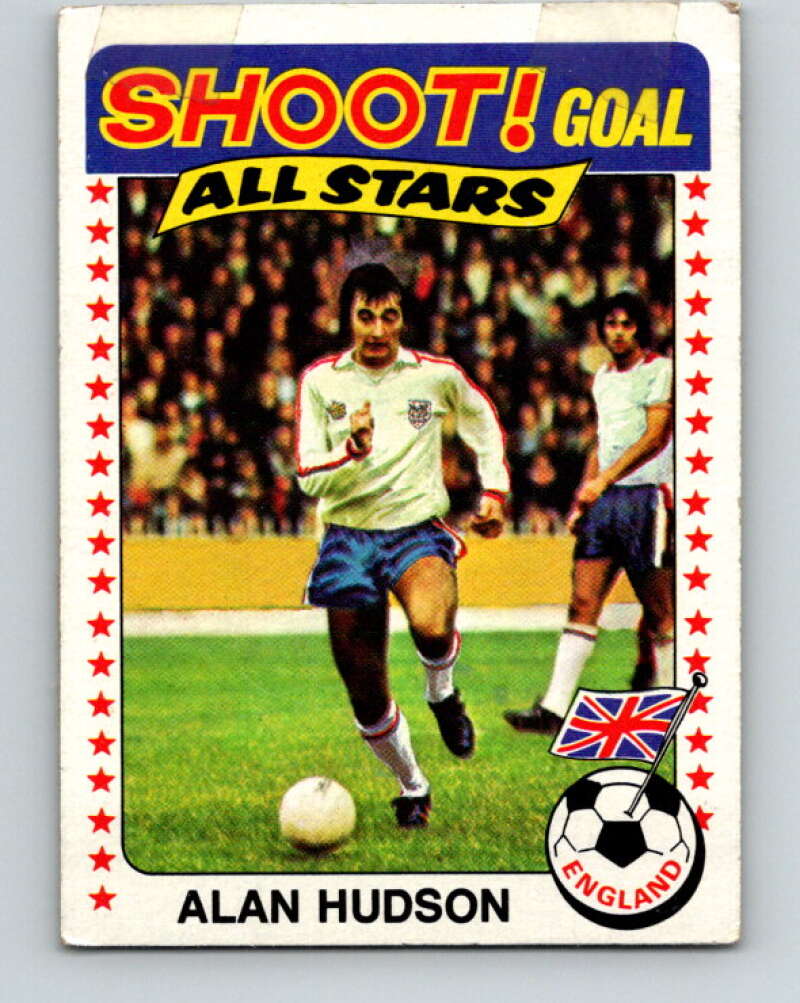 1976-77 Topps England Soccer Football #136 Alan Hudson   V28153