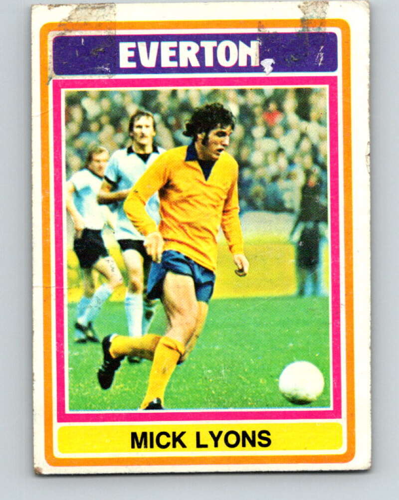 1976-77 Topps England Soccer Football #149 Mick Lyons V28158