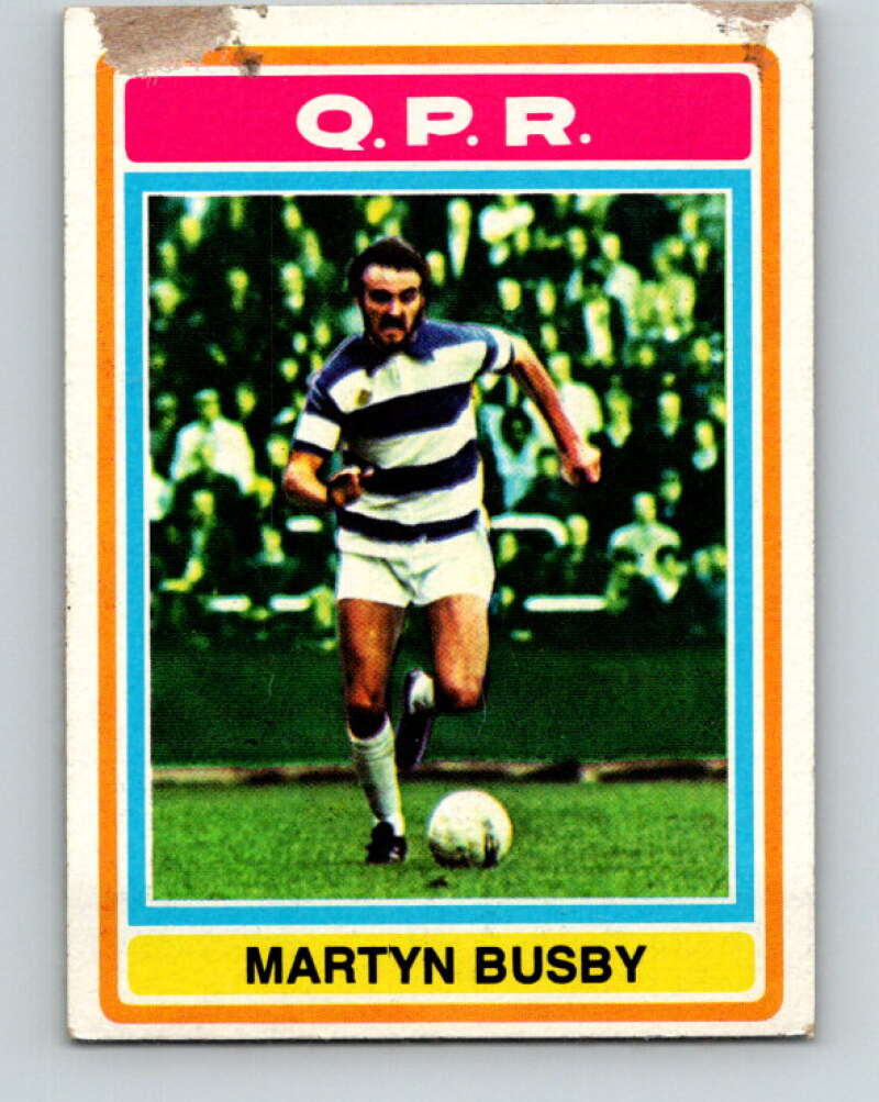 1976-77 Topps England Soccer Football #156 Martyn Busby   V28161
