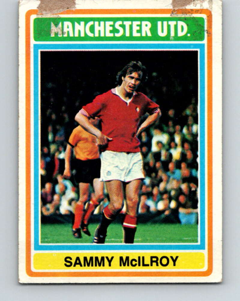 1976-77 Topps England Soccer Football #179 Sammy McIlroy V28172
