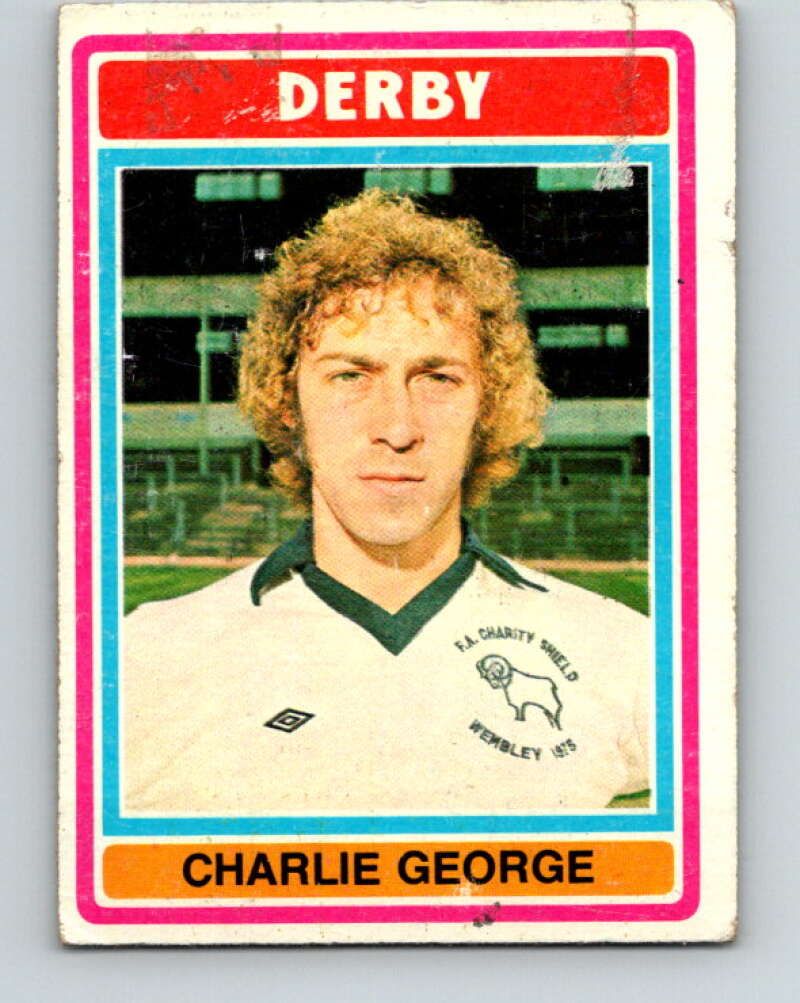 1976-77 Topps England Soccer Football #180 Charlie George V28173