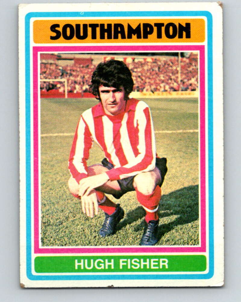1976-77 Topps England Soccer Football #204 Hugh Fisher V28186
