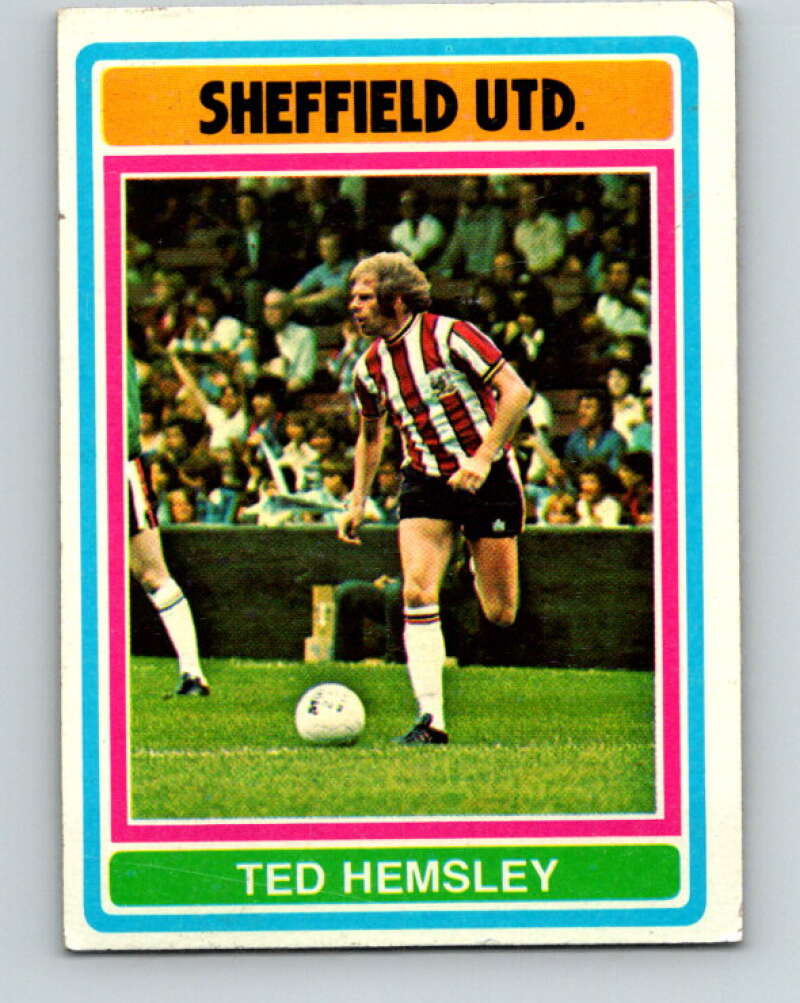 1976-77 Topps England Soccer Football #208 Ted Hemsley V28192