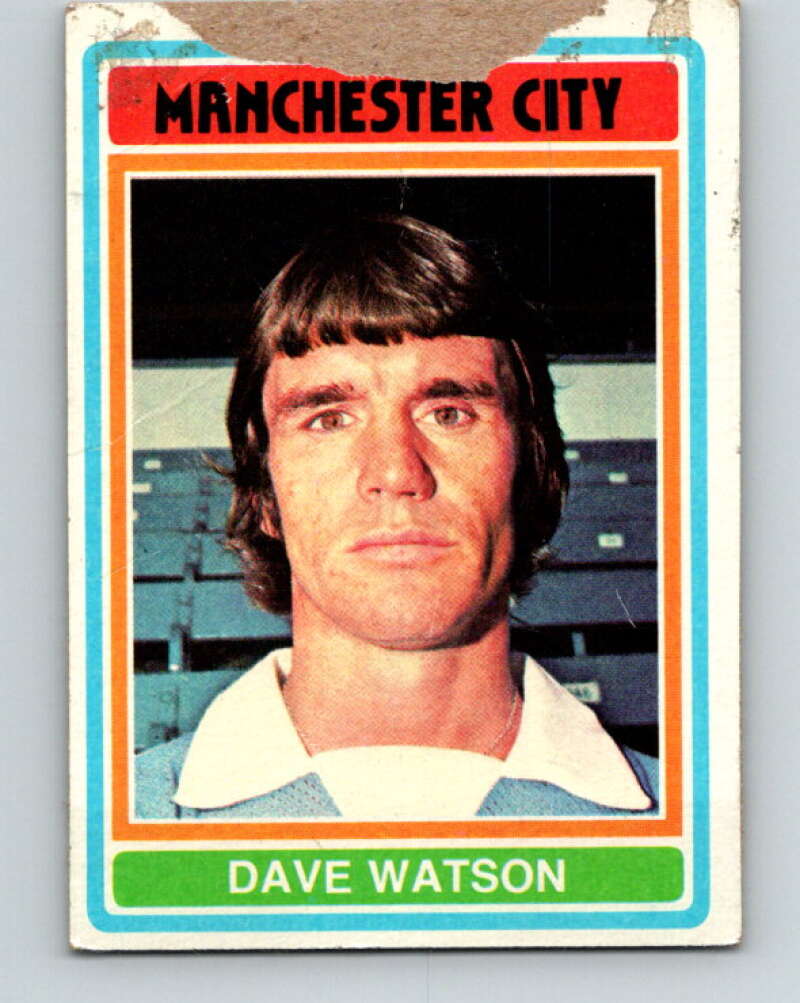 1976-77 Topps England Soccer Football #210 Dave Watson V28195