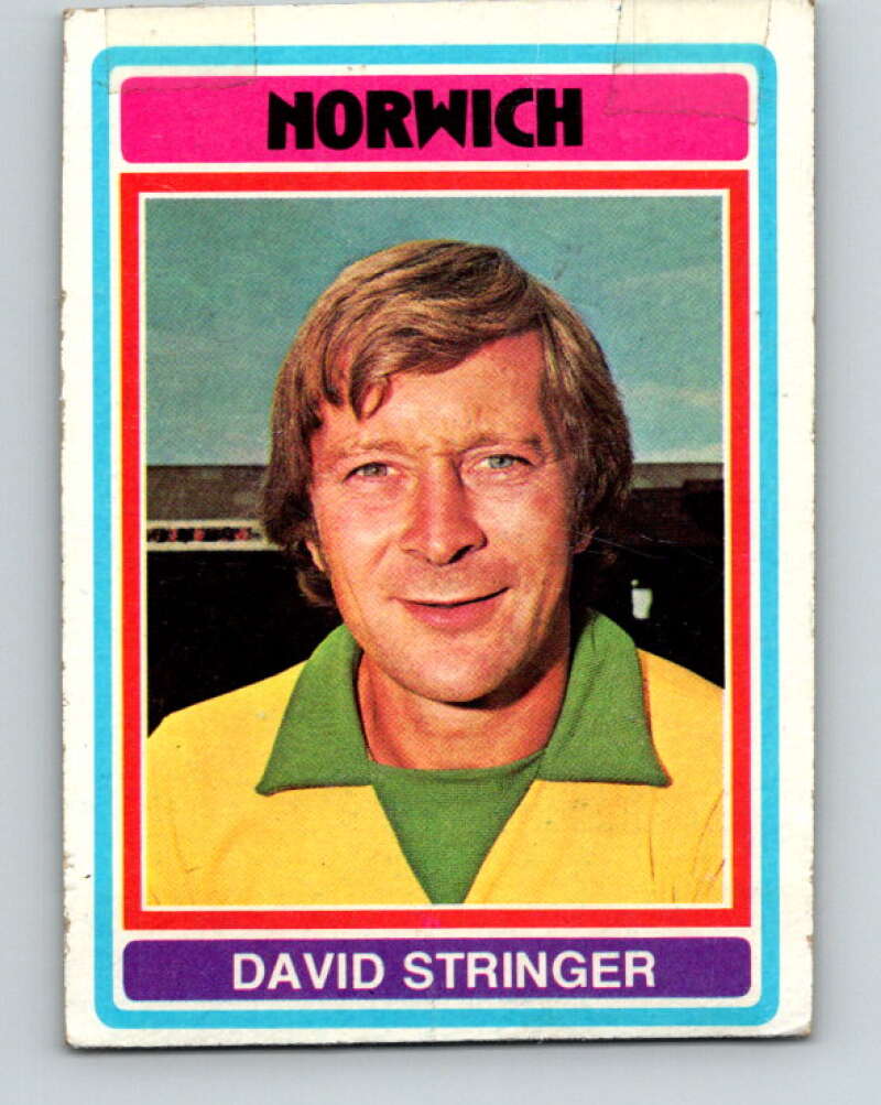 1976-77 Topps England Soccer Football #224 David Stringer V28205