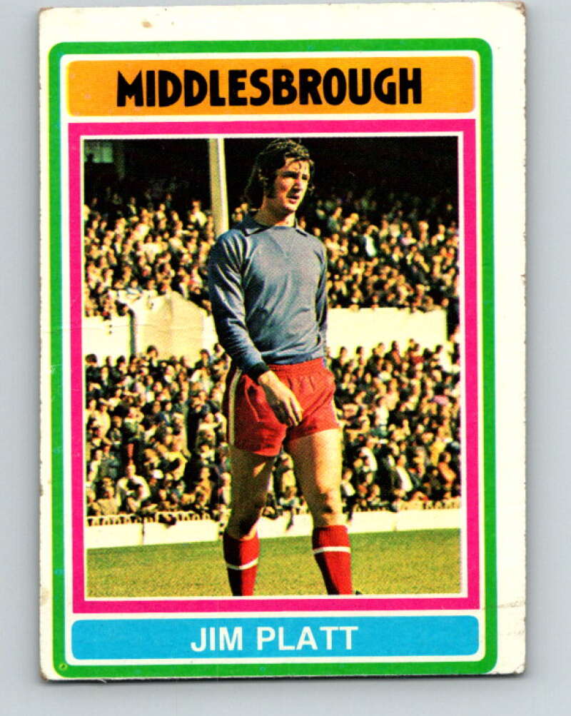 1976-77 Topps England Soccer Football #236 Jim Platt V28210