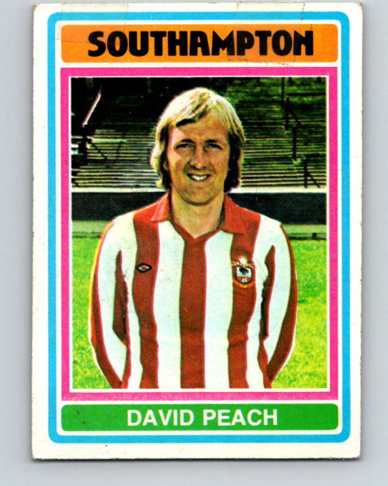 1976-77 Topps England Soccer Football #248 David Peach V28216