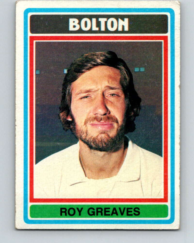 1976-77 Topps England Soccer Football #256 Roy Greaves V28219