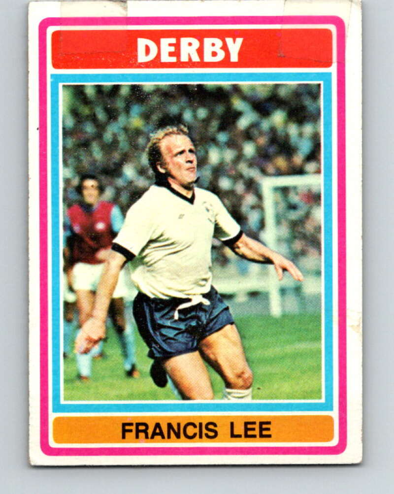 1976-77 Topps England Soccer Football #261 Francis Lee V28222