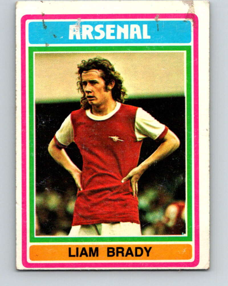 1976-77 Topps England Soccer Football #280 Liam Brady V28236