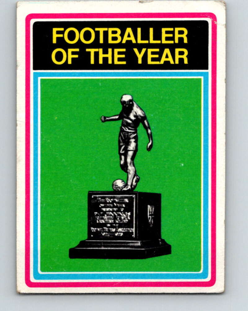 1976-77 Topps England Soccer Football #295 Footballer Trophy V28245