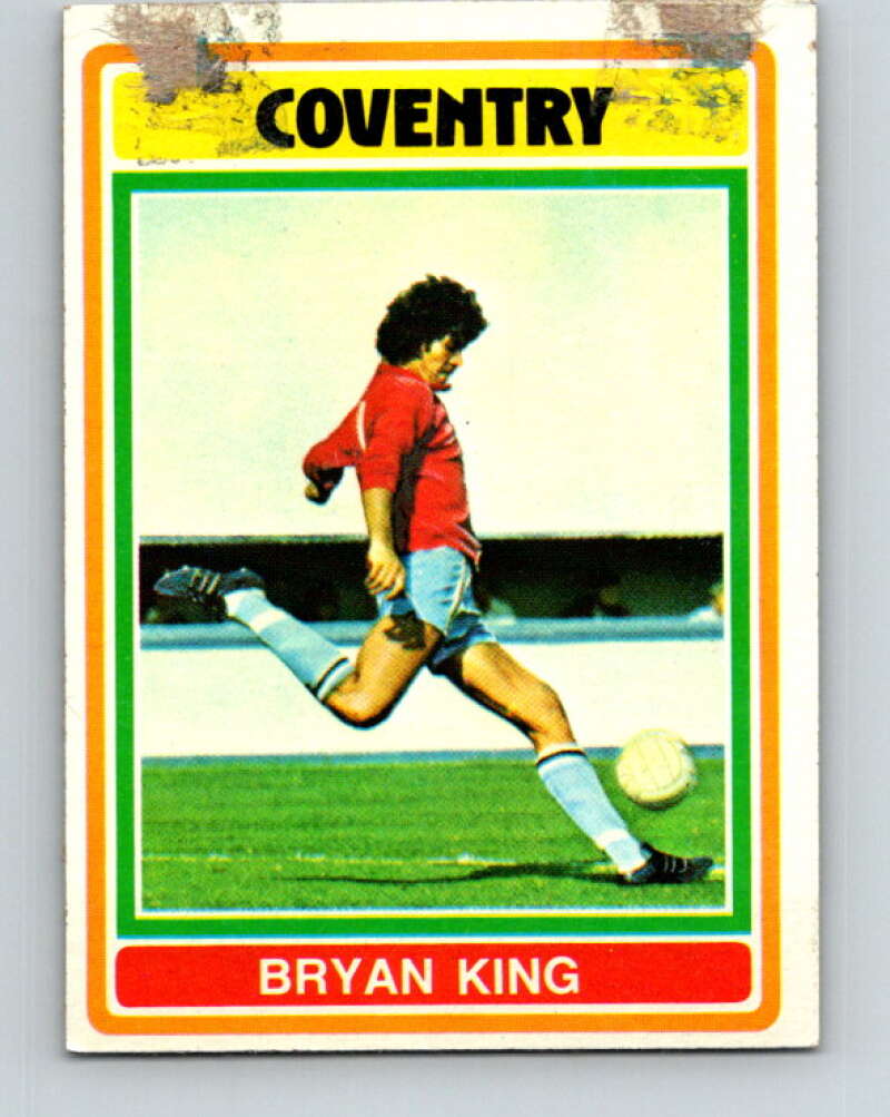 1976-77 Topps England Soccer Football #316 Bryan King V28256