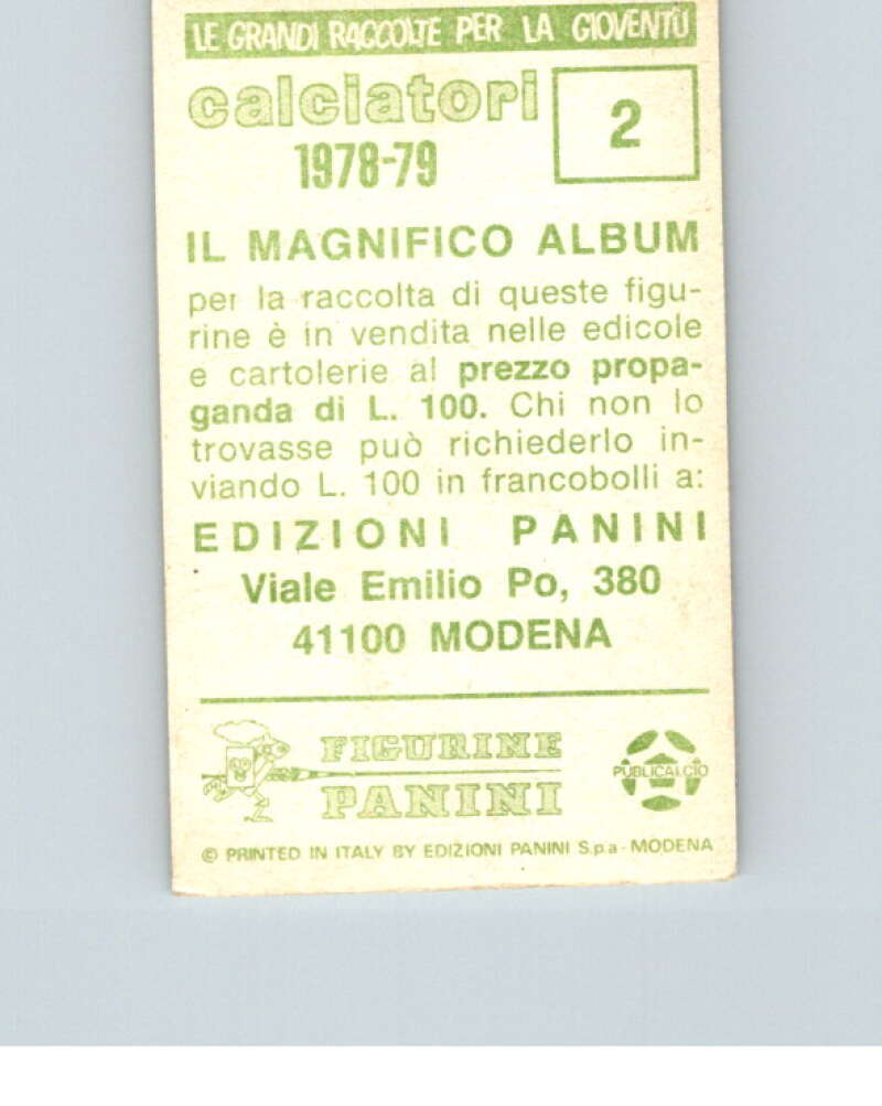 1978-79 Panini Calciatori Soccer #2 Ascoli V28262