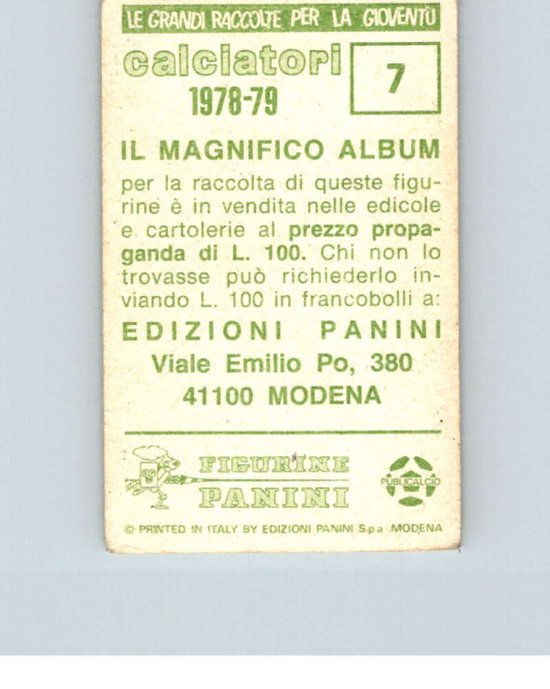 1978-79 Panini Calciatori Soccer #7 Angiolino Gasparini V28264