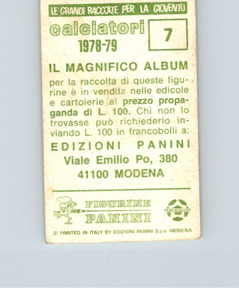 1978-79 Panini Calciatori Soccer #7 Angiolino Gasparini V28265