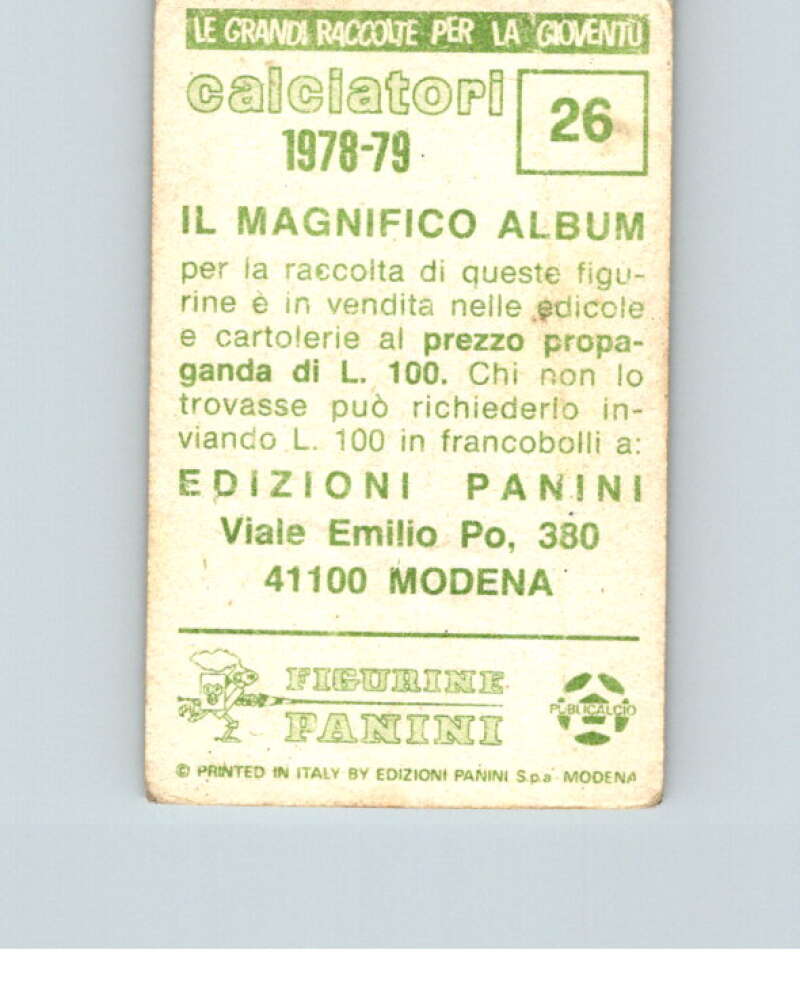 1978-79 Panini Calciatori Soccer #26 Roberto Tavola V28267