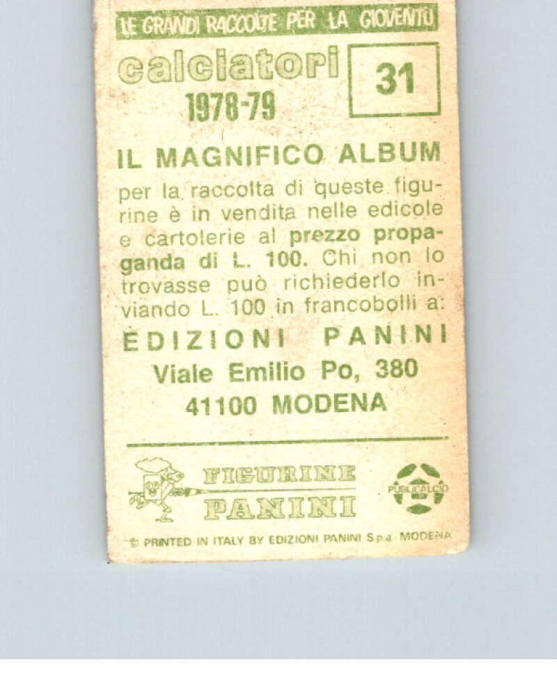 1978-79 Panini Calciatori Soccer #31 Giancarlo Finardi V28270